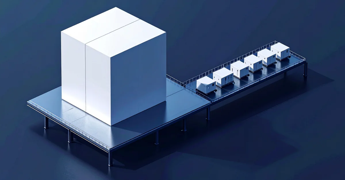 Training vs inference infrastructure diagram showing distributed GPU cluster architecture