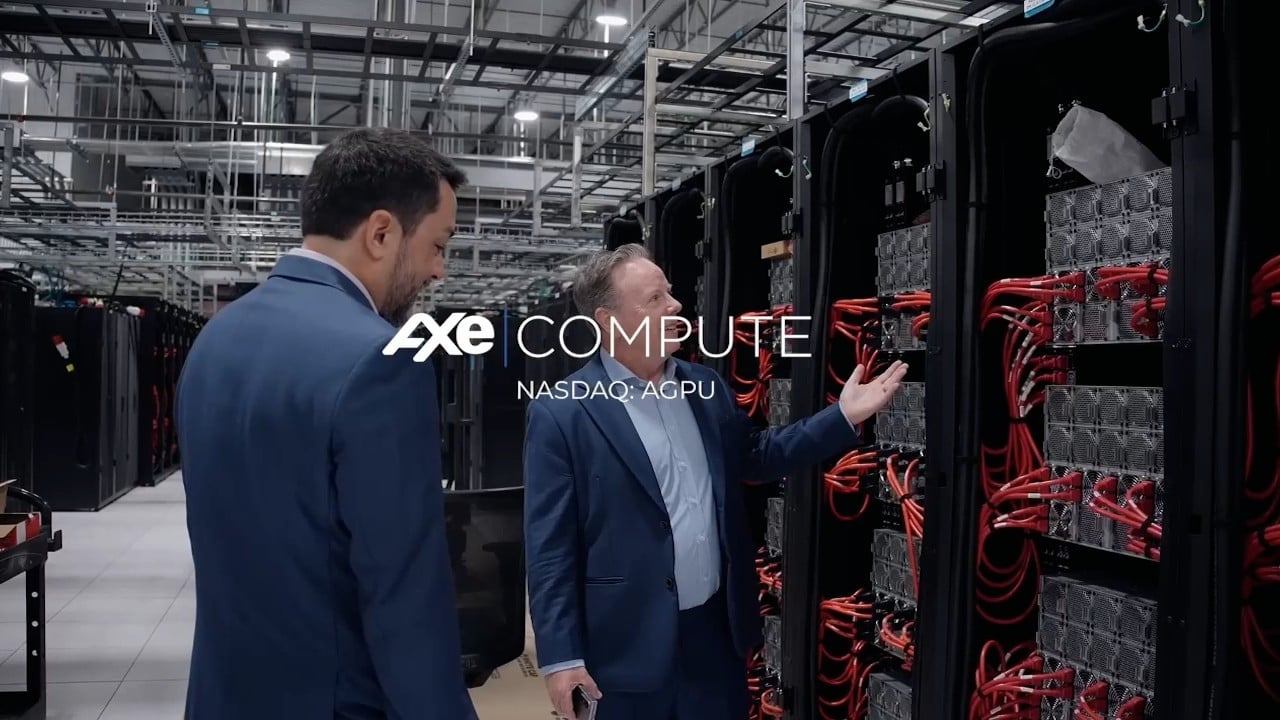 site walkthrough, Axe Compute engineer with the customer team, or a cluster at handover